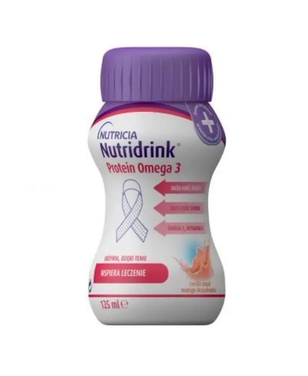 Nutricia Nutridrink Protein Omega 3 125ml knackiger Mango-Pfirsich Geschmack